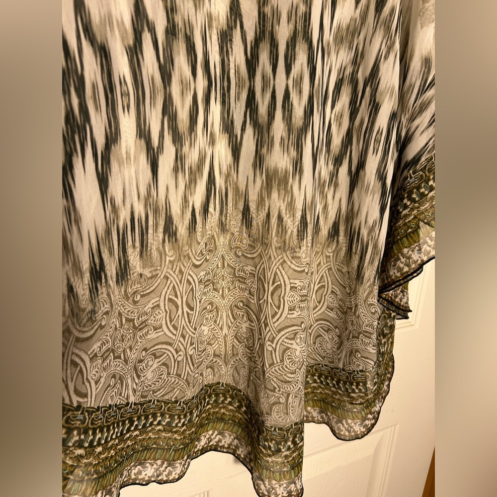 NWT Mypassa Bohemian Patterned Kaftan Top - Picture 3 of 5